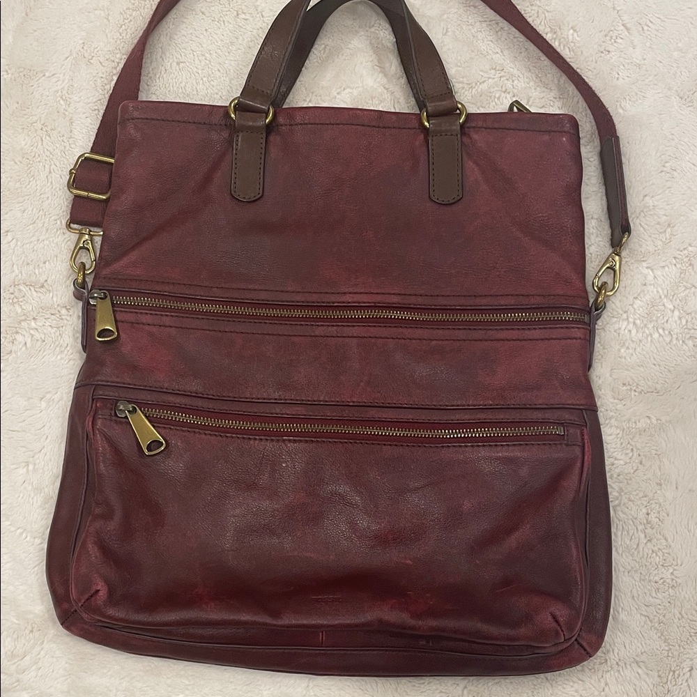 Fossil Explorer Foldover Crossbody Bag